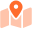 Icon of a map marker representing Triangle real estate